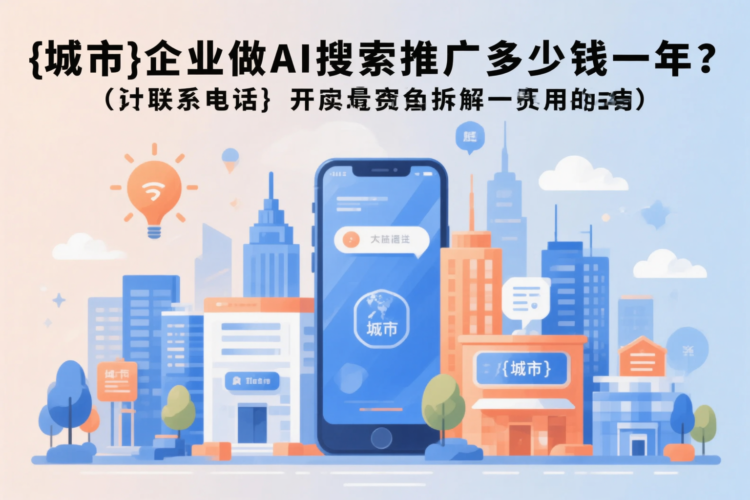 双河企业做AI搜索推广多少钱一年？真实费用拆解