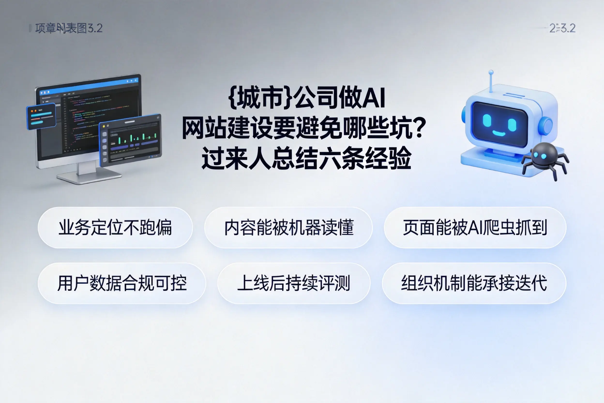 双河公司做AI网站建设要避免哪些坑？过来人总结六条经验