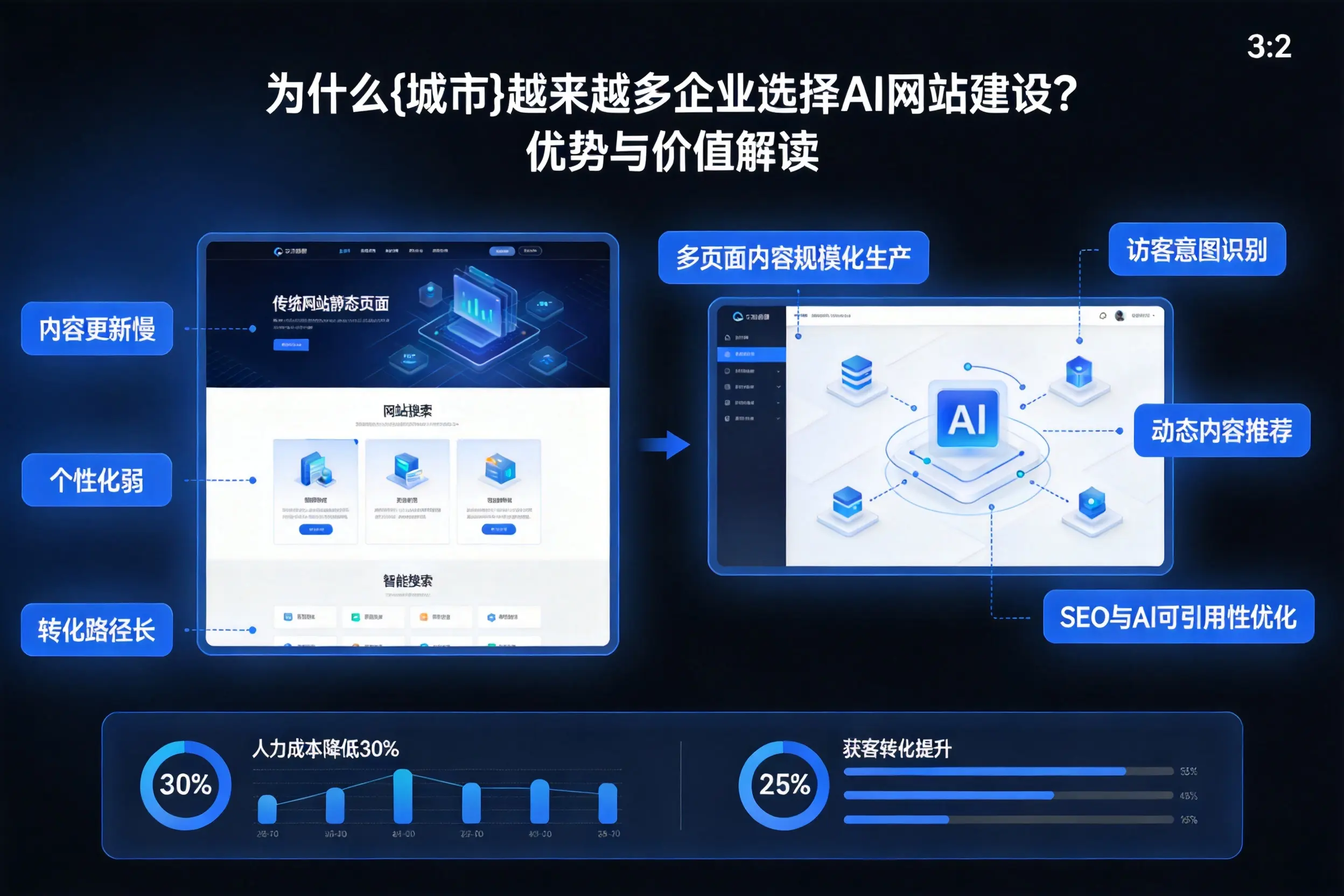 为什么双河越来越多企业选择AI网站建设？优势与价值解读