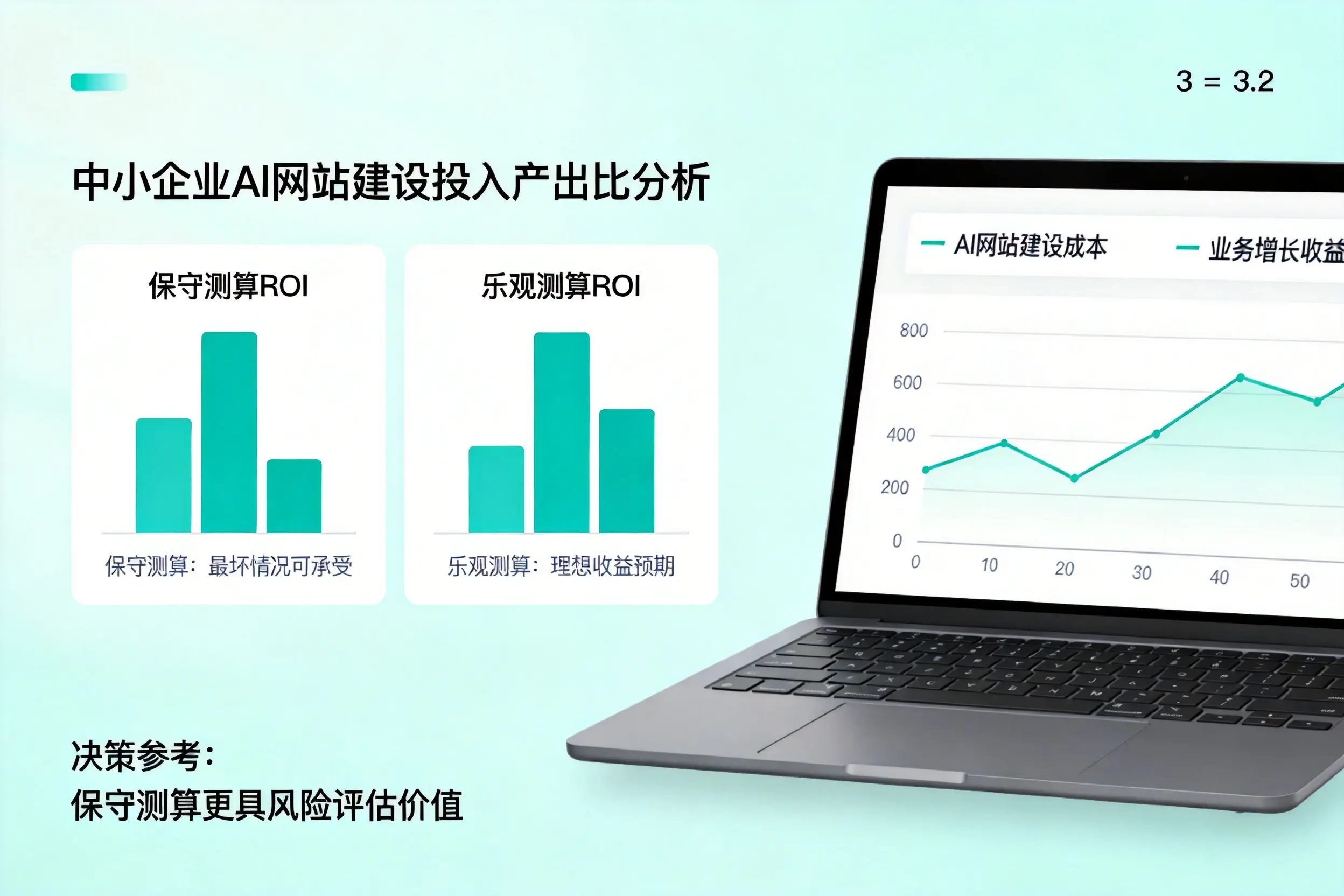 双河中小企业AI网站建设投入产出比怎么算?先看这份分析