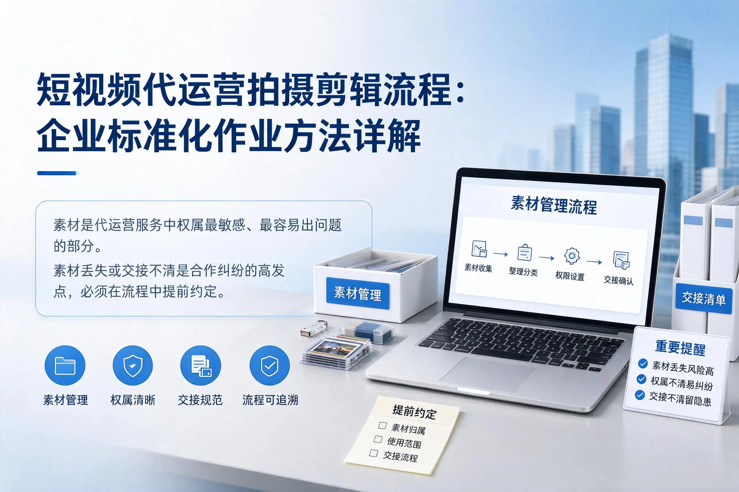 短视频代运营拍摄剪辑流程:双河企业标准化作业方法详解