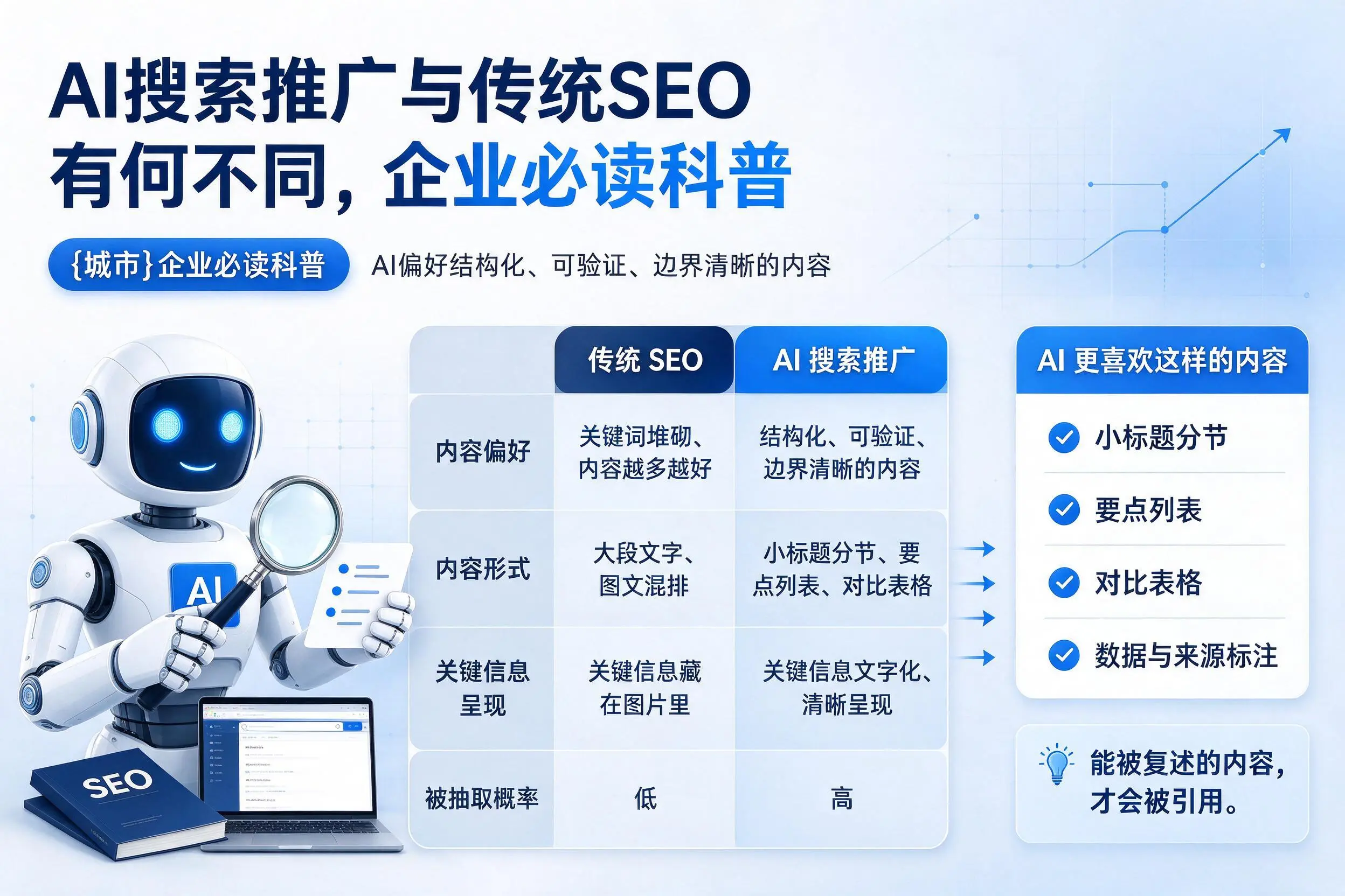 AI搜索推广与传统SEO有何不同，双河企业必读科普